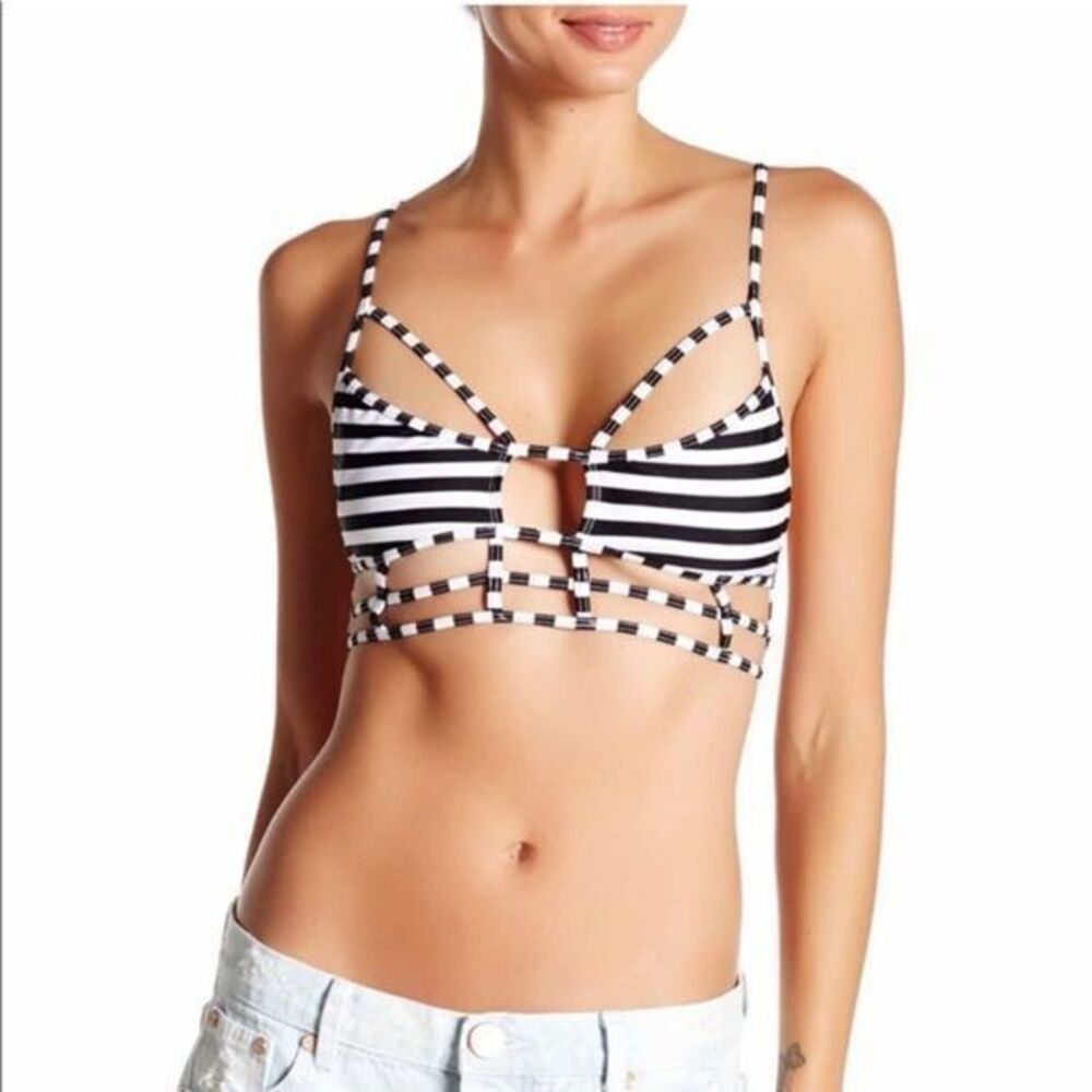 STRIPED BRALETTE BY ONE TEASPOON